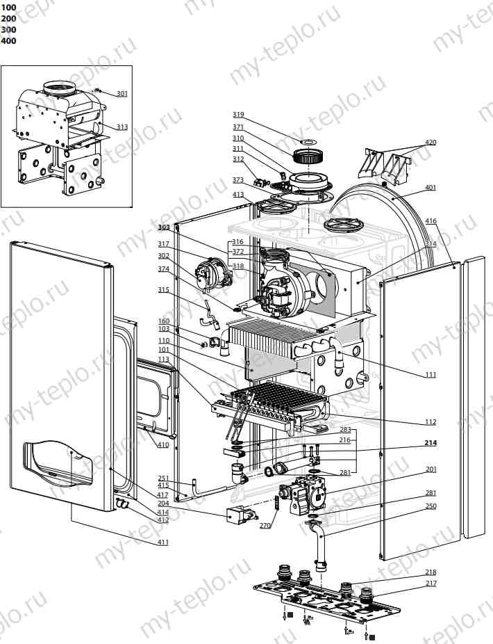 Запчасти Ariston EGIS PLUS 24 CF купить в Южноуральске