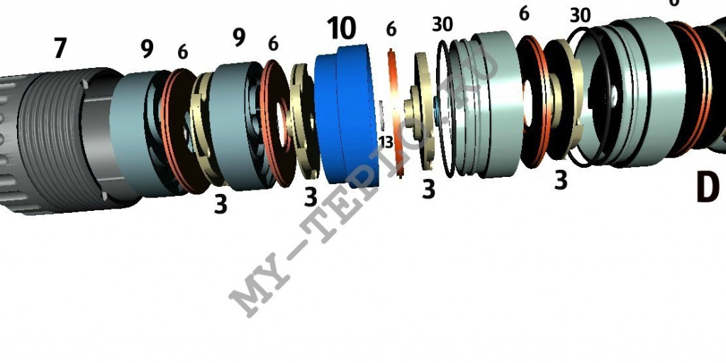 запчасти Джилекс Водомет Проф 55/75 А