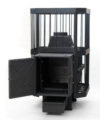 Печь банная (чугунная) Сибирь-24 (чугунная дверь)